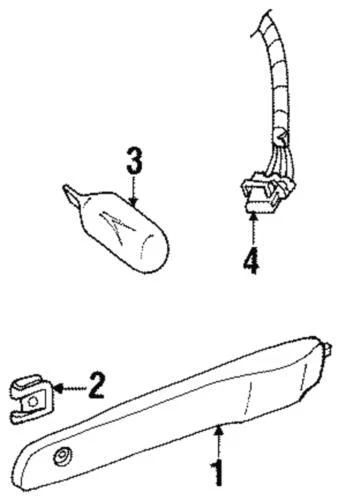 Conjunto de lámpara GM original frontal Mrk 21112496 Foto 1 de 1