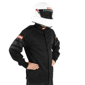 RaceQuip Single Layer Fire Suit Jacket BLACK - 4XL SFI 3.2A / 1 Rated 111009RQP - Picture 1 of 9
