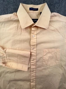 Sean John Men's 100's Two Ply Long Sleeve Button Up Dress Shirt Large 16.5 34 35 - Picture 1 of 9