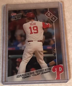 2017 TOPPS NOW #PW-103 TOMMY JOSEPH WEARS "TOJO' FOR MLB PLAYERS WEEKEND - Bild 1 von 2