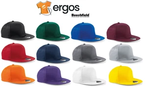 BEECHFIELD Cappello Rap Baseball Visiera Piatta SNAP Rapper Berretto Unisex B610 - Foto 1 di 14