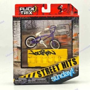 FLICK TRIX Street Hits Domenica! Bici BMX in miniatura con barriera giocattoli rara - Foto 1 di 6