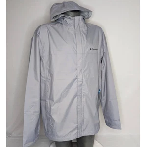 NWT COLUMBIA Men's Watertight™ II Hooded Full Zip Waterproof JACKET Gray 2XL - Picture 1 of 8