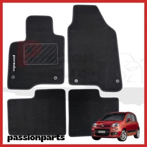 TAPPETI FIAT PANDA DAL 2012 IN MOQUETTE TAPPETINI SAGOMATI CON RICAMO SU MISURA - Foto 1 di 6