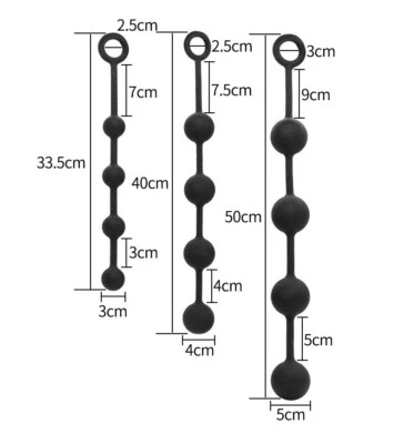 Стеклянные/силиконовые аналоговые бусины большой приклад штепсельная вилка аналоговые шары массаж вагинальная вилка сексуальные игрушки - Изображение 1 из 4