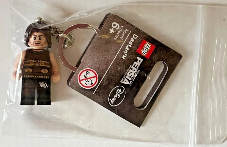 LEGO Prince of Persia Dastan Minifigure Key Chain With Tag 852939