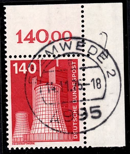 B6) Bund 140 Pf. I&T 856 Eckrand EOR E2 EST Orts Vollstempel Stemwede mit Gummi - Bild 1 von 1