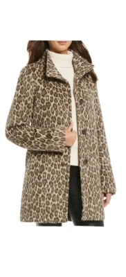 Katherine Kelly Coat Size 14-cheetah print - Image 1 of 3