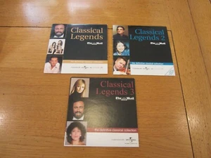 CLASSIC LEGENDS - Volume 1, 2 & 3 - UK 44-track Triple Promo CD - Imagen 1 de 5