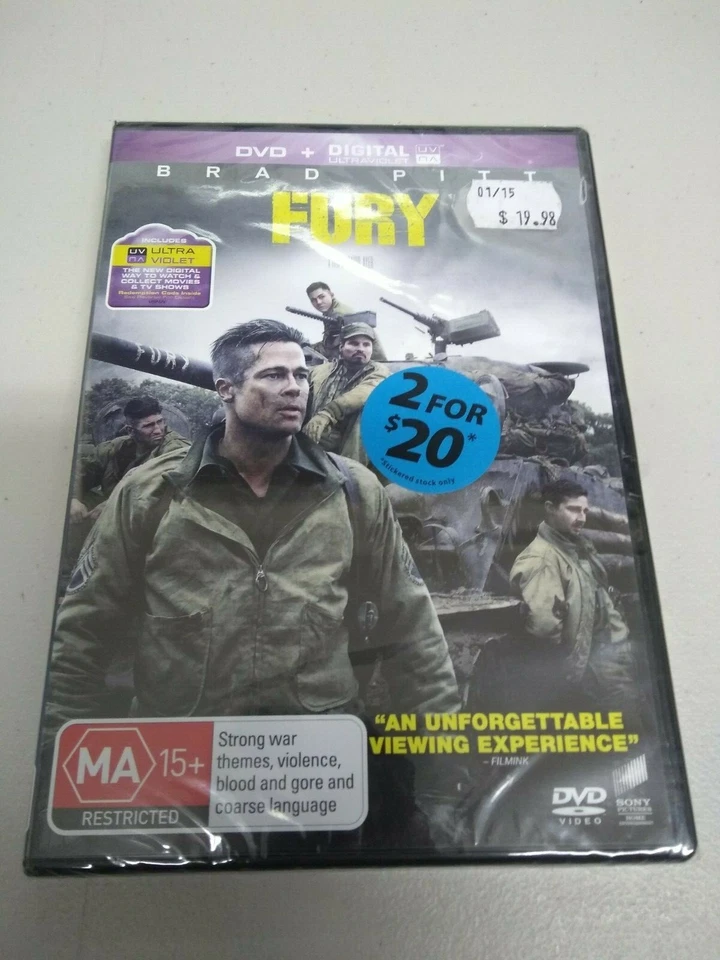 DVD usado Fury - Imagem 1 de 1