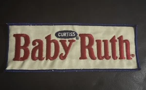 DE COLECCIÓN 1970 BABY RUTH CANDY BAR PUBLICIDAD PROMOCIONAL 8x3" COSER EN PARCHE NOS - Imagen 1 de 6