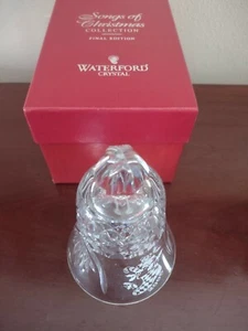 Waterford Songs of Christmas Collection Crystal 2005 Bell "Final Edition" NIB - Picture 1 of 5