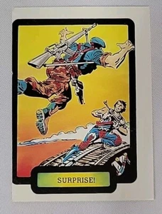 Imágenes de cómic Hasbro GI Joe 1987 ¡SORPRESA! tarjeta *MISCUT* - Imagen 1 de 9