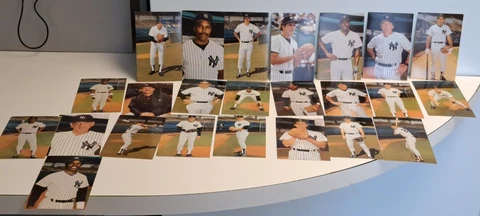 Vtg 1984-1985 New York Yankees MLB Player Post Cards Collectible Lot OF 24 Cover