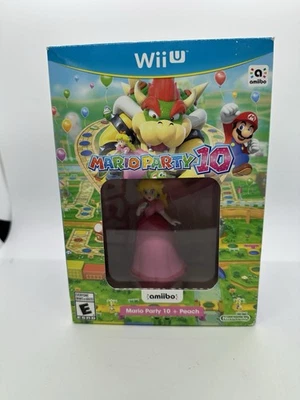 Brand New Mario Party 10 + Princess Peach Amiibo Bundle (Nintendo Wii U) - Image 1 of 4