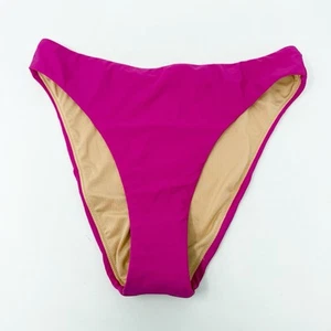 J. Crew Pink High Rise Full Coverage Bikinihose Gr. M Strand Pool Sommer NEU - Bild 1 von 6