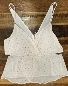 Express Damen Top, Größe M Rosa mit Goldakzenten - Bild 1 von 10