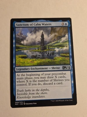 Sanctum of Calm Waters X1 M21 MTG Core 2021 M21 - Image 1 of 2