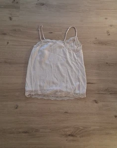 Vila, Spitzentop (satin), rosaz, Größe XS - Bild 1 von 2