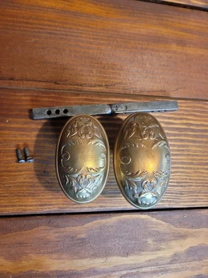 Антикварный набор ручек входной двери Corbin - Изображение 1 из 4