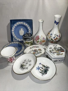 10 piezas de cerámica pequeña de colección - Wedgwood, Royal Worcester, Crown Derby Ect - Imagen 1 de 20