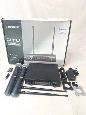 Phenyx Pro PTU-71 Wireless Microphone System, Dual Wireless 2 Channels - Image 1 of 4