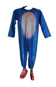 Rubie's Kids Sonic Hedgehog Costume One Piece Jumpsuit Sz S No Headpiece 0317