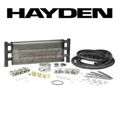 Hayden Engine Oil Cooler for 1965-1996 Cadillac Fleetwood - Belts Cooling yn Foto 1 de 4