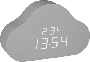 Dostmann Sveglia Da Comodino Digitale Con Nuvole Clocco Cloud, 60.2040, Sveglia - Foto 1 di 12