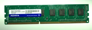 ADATA DDR3 1333 PC3-10600U 1Rx8 CL9 1,5V Desktop RAM DIMM AD3U1333C2G9-B 2GB - Picture 1 of 3