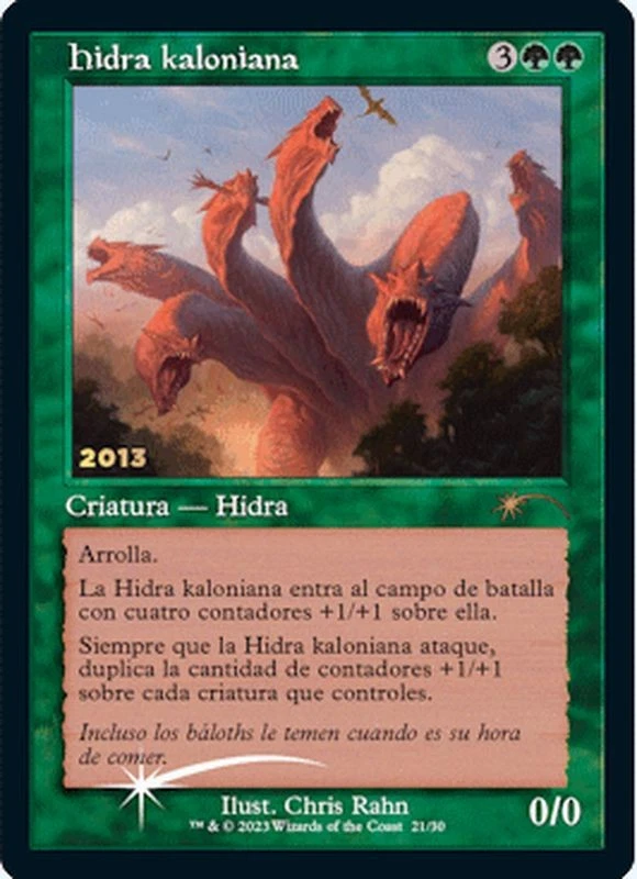 MTG FOIL 2013 Kalonian Hydra Spanish [PRM] - Image 1 of 1