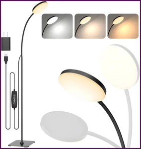 Lampara de Pie LED 168 Ajustable con Niveles de brillo Oficina Dormitorio - Picture 1 of 11