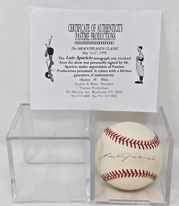 Luis Aparicio Signed Rawlings Official American League Baseball Auto COA - Picture 1 of 6
