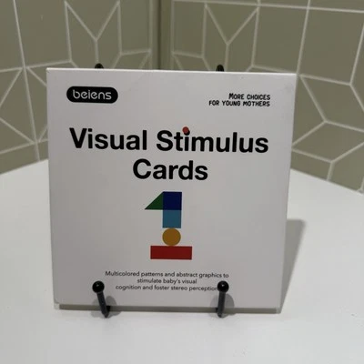 Beiens Design Visual Stimulus Cards Baby's Visual Nerve Brain Development - Image 1 of 2