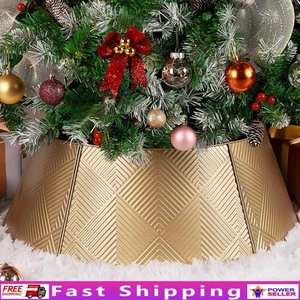 Metal Christmas Tree Collar Easy Assembly Space-Saving Durable Pet-Friendly 28In - Picture 1 of 29