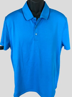 Camisa polo Fila Sport Golf XL ajustada azul manga corta para hombre  Foto 1 de 4