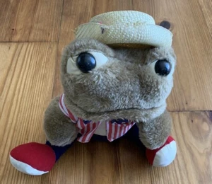 Rushton Vintage Stuffed Animal- 1982-Wind In The Willows - Toad “RARE” - Picture 1 of 4