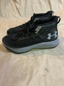 Under Armour Boys BGS Jet2018 3020948-002 Black Basketball Shoes Sneakers Sz 7Y  - Picture 1 of 6