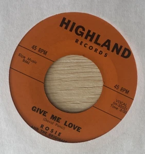 Rosie And The Originals ENGEL BABY / GIB MIR DEINE LIEBE 45 7" EX - Bild 1 von 2