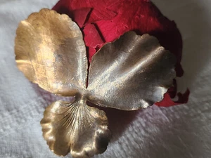 Ancien ornement en cuivre année 50 création bijoux restauration ref 1183 - Picture 1 of 2