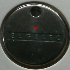 JETON DE CADDIE METAL ♦ " CEGELEC " Compagnie d' Electricité ♦ Uniface - Imagen 1 de 2