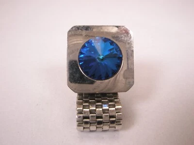 ÚNICO Estrás Azul Envolvente Vintage Gemelo Repuesto Perdido/Roto Zo16 Foto 1 de 4