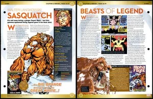 Sasquatch - Walter Langkowski #SA-01 Heroes - X-Men Marvel Fact File Page - Picture 1 of 1