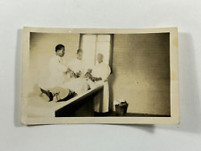 Fake Autopsy Photo WWII US Army in Devon, UK 1944 316th Station Hospital? Morgue