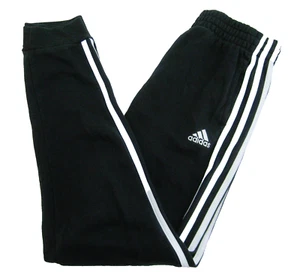 ADIDAS Boy's (Size Large 14-16) Black Jogger Pants Athletic Sweatpants Fitness - Picture 1 of 4