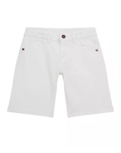 GUESS Big Boys Stretch Bull Denim Shorts In True White Size 18 - Picture 1 of 8