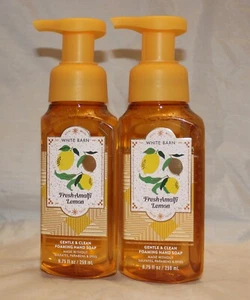 2 Bath & Body Works White Barn Fresh Amalfi Lemon Foaming Hand Soap - Picture 1 of 1