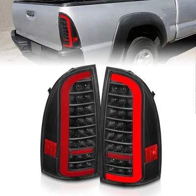 Anzo 311427 Black Full LED Sequential Tail Lights 2005-2015 Toyota Tacoma Pickup - Image 1 of 4