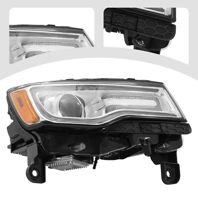 For 2014-2021 Jeep Grand Cherokee Xenon/HID Headlight Headlamp Passenger Side RH Foto 1 de 4