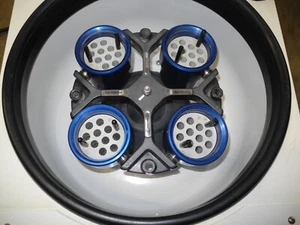 Fisher Scientific #3450 4300 U/min Rotor & 75003451 Eimer mit Einsätzen für Accuspin - Bild 1 von 7